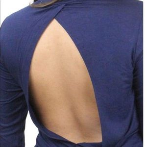 Harley-Davidson Winged B&S Mock Neck Open Back